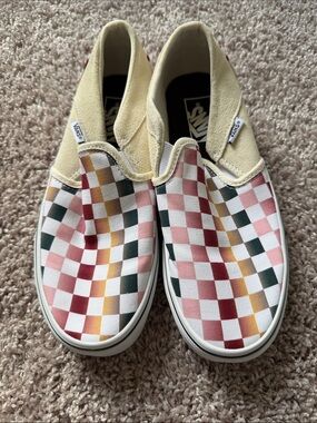 Vans Slip-On Checkerboard Shoes - Multi